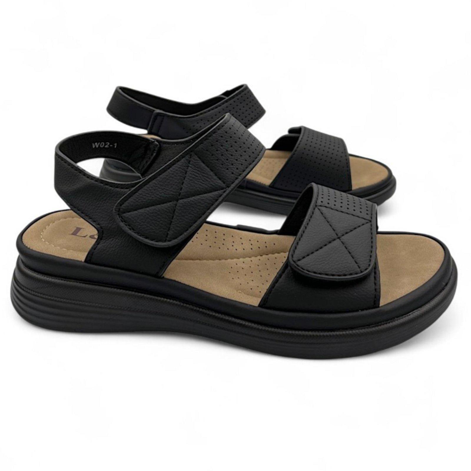 Босоніжки для дівчинки L&M р. 38 Чорний (VM1001)