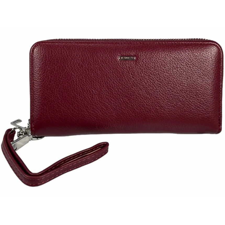 Кошелек женский на молнии Бордовый (7407-3)
