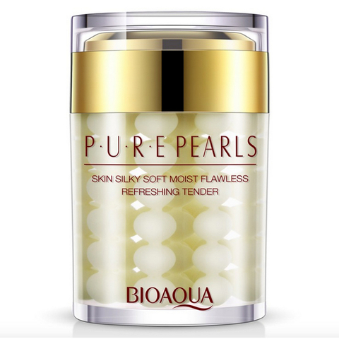 Крем для лица BIOAQUA Pure Pearls с натуральной перламутровой пудрой 60 г