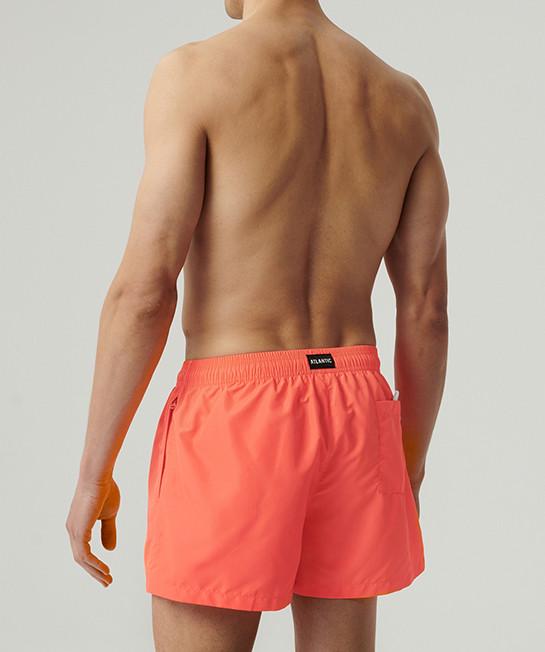 Шорти пляжні чоловічі Atlantic KMB-222 короткі з поясом на гумці зі шнурком L Кораловий (2596974095) - фото 2 Шорти пляжні чоловічі Atlantic KMB-222 короткі з поясом на гумці зі шнурком L Кораловий (2596974095) - фото 2