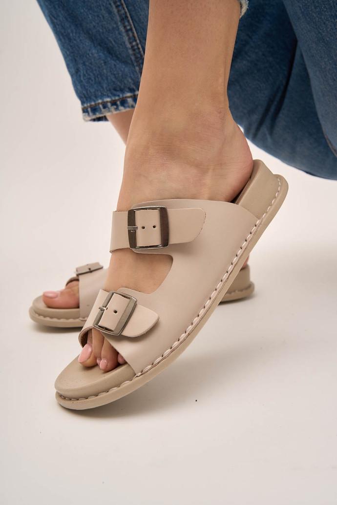 Шлепанцы женские LONZA р. 41 Бежевый (171406)