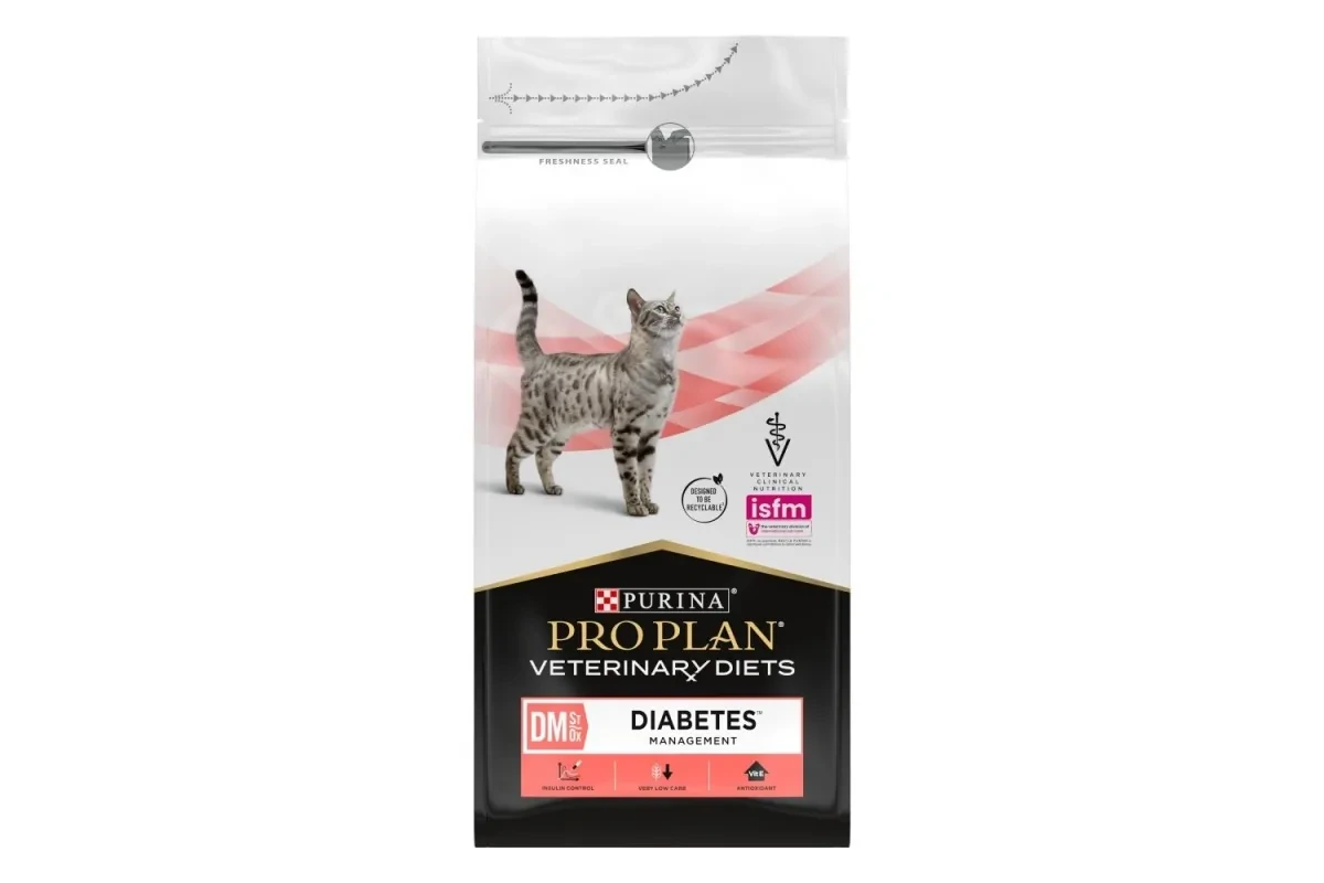 Сухий корм для котів Pro Plan Veterinary Diets DM ST/OX Diabetes Managment 1,5 кг (7613035159822) Сухий корм для котів Pro Plan Veterinary Diets DM ST/OX Diabetes Managment 1,5 кг (7613035159822)