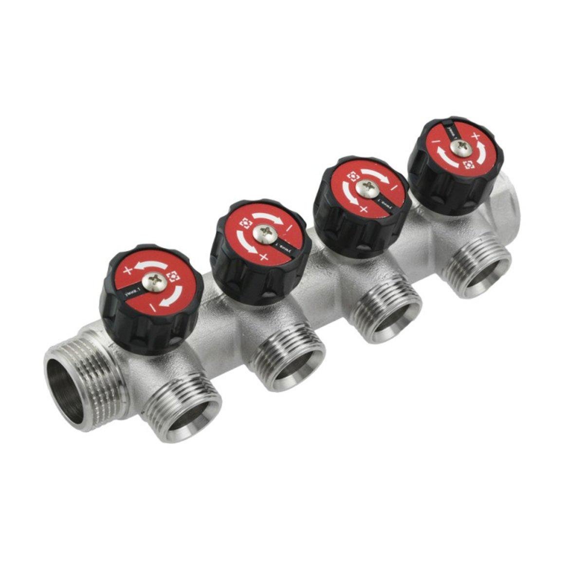 Колектор Raftec 1x3/4 4 виходи KV03024