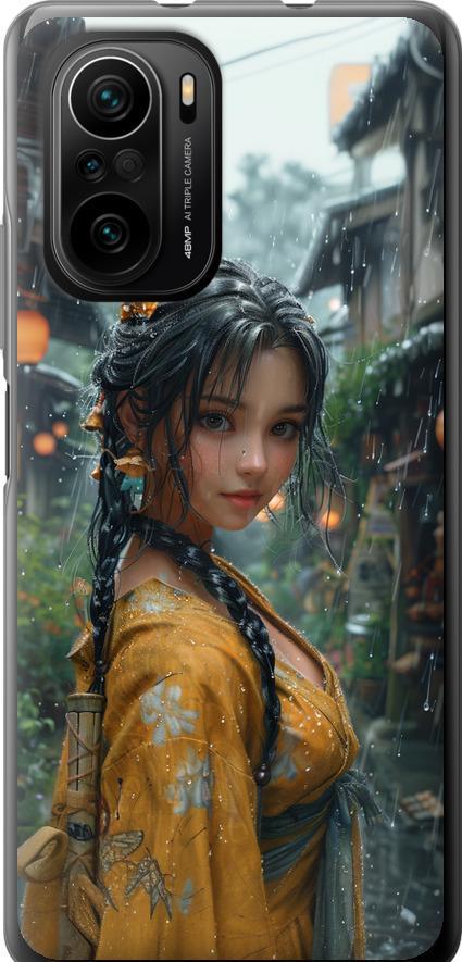 Чехол на Xiaomi Poco F3 Anime-girl (6133u-2280-42517)