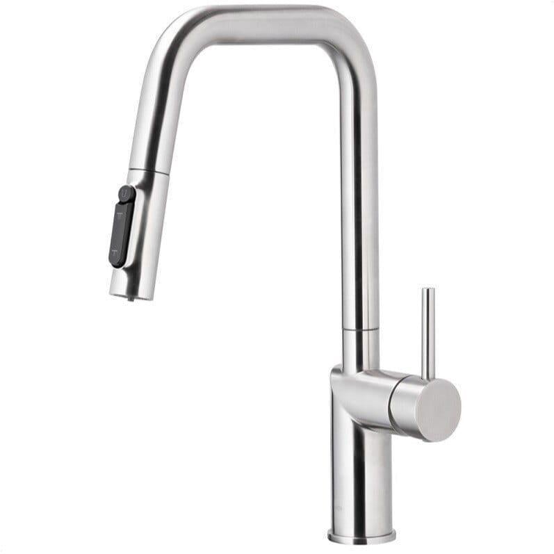 Смеситель кухонный KFA Armatura Duero Pure Style однорычажный Стальной (37462444)