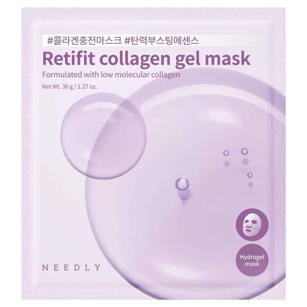 Маска гидрогелевая Needly Retifit Collagen Gel Mask с коллагеном и ретинолом (424148)