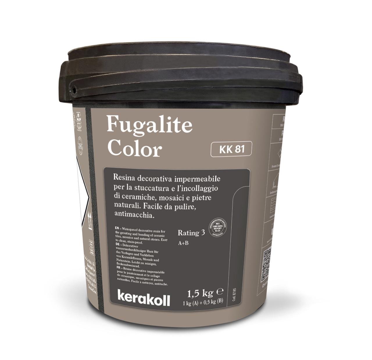 Затирка епоксидна Kerakoll Fugalite Color 1,5 кг Коричневий (KK81)