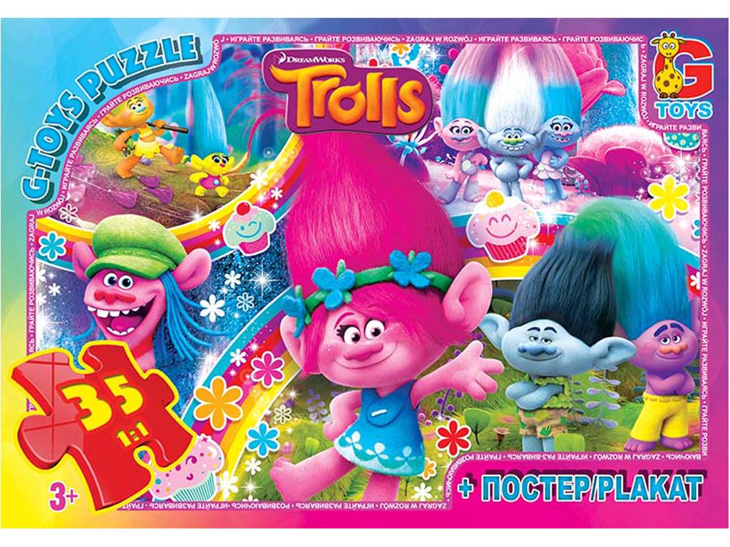 Пазлы G-Toys Тролли TR0077 (4824687640078) Пазлы G-Toys Тролли TR0077 (4824687640078)