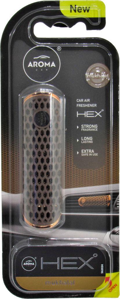 Ароматизатор для авто Aroma Car Hex Mukhalat на дефлектор твердый 10 мл (0305847)