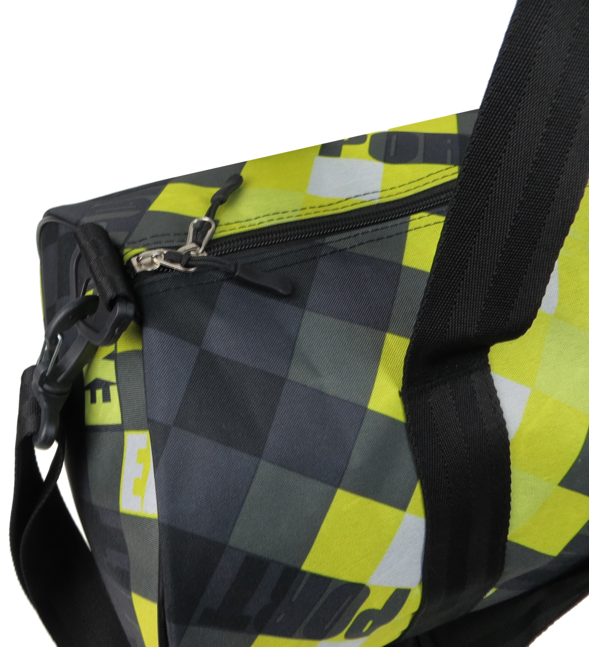 Сумка спортивная для тренировок Wallaby 28 л Салатовый с черным - фото 10