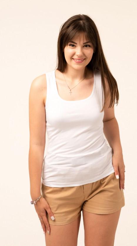 Майка женская Наталюкс M Белый (4621233200031)