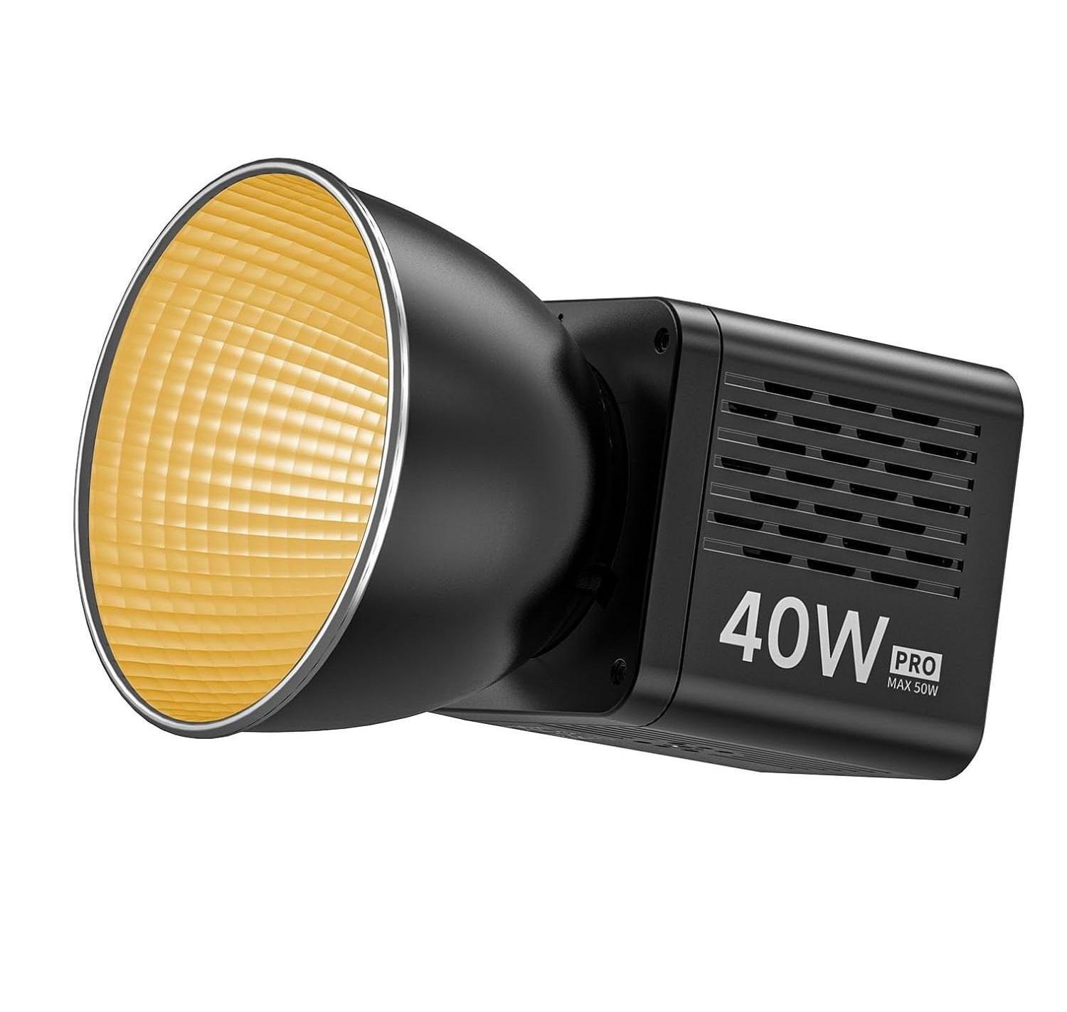 Світло для прямої трансляції Ulanzi L023 40W LED 3400 mAh 2500K-6500K з 8 сценами для відео Black