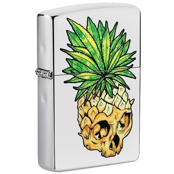 Зажигалка ZIPPO 250 Leaf Skull Pineapple