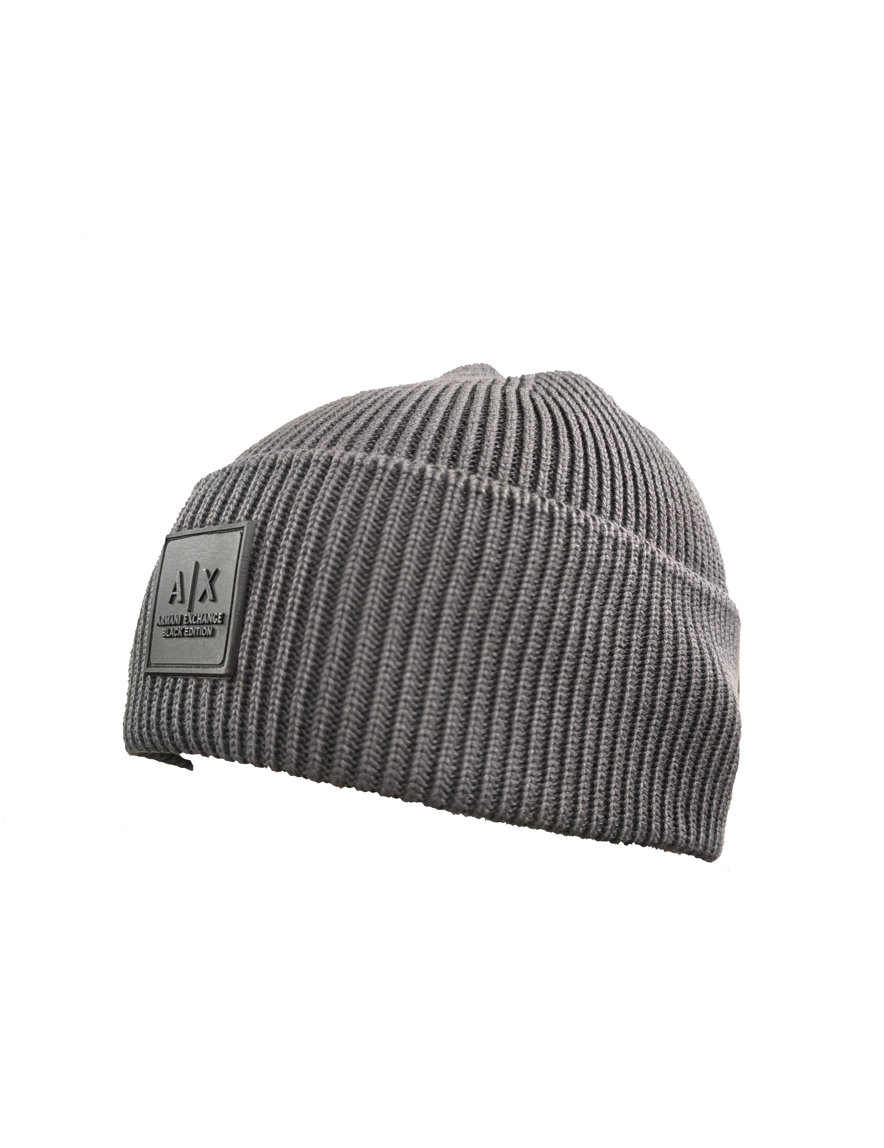 Шапка мужская Armani exchange AX-1804 Antracite - фото 2 Шапка мужская Armani exchange AX-1804 Antracite - фото 2