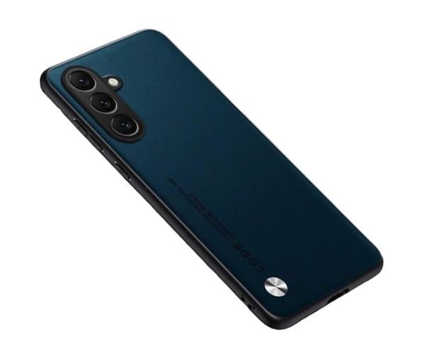 Кожаный чехол - накладка CODE Tactile Experience для Samsung Galaxy S24 Зелёный