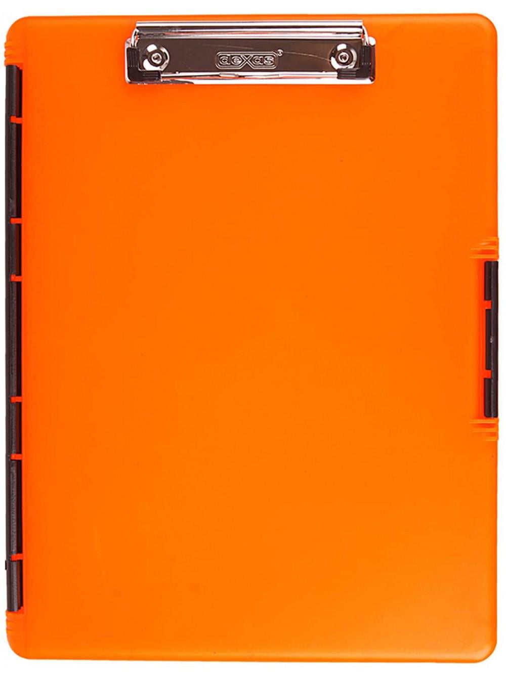 Папка-планшет Dexas Слимкейс-2 с клипсой А4 Оранжевый