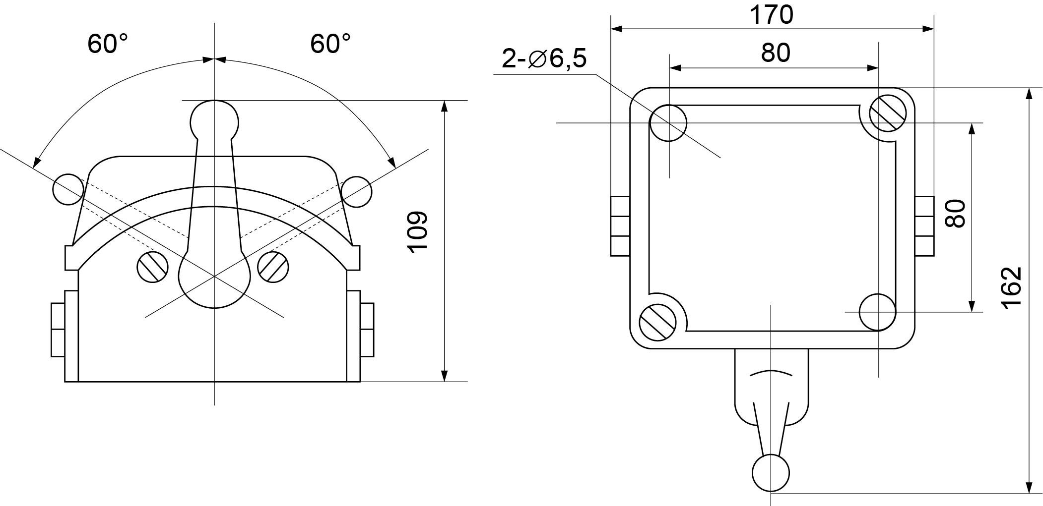 Разъеденитель АСКО QS5-63A I-0 3P 63A 660 V (A0100010007) - фото 4