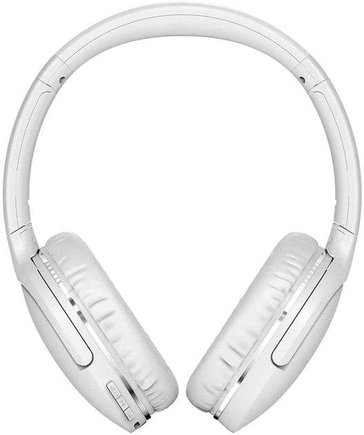 Навушники TWS Baseus Encok Wireless headphone D02 Pro White (NGTD010302) - фото 3