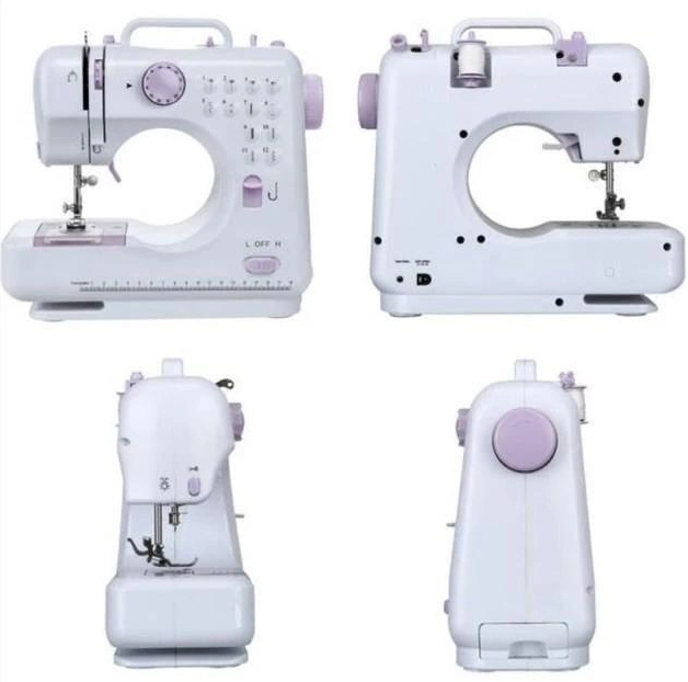 Швейна машинка електрична Sewing Machine 505 портативна 12 програм Білий (WLSM 505) - фото 3