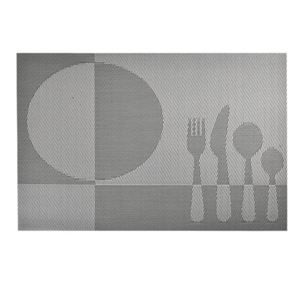 Набор салфеток для сервировки R33653 6 шт. 30х45 см Серый (31980609)