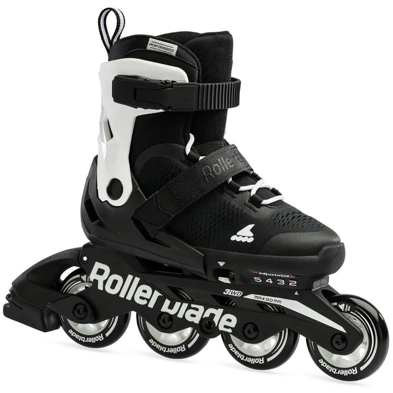 Ролики дитячі Rollerblade Microblade Black/White-2024 р. 33/36,5