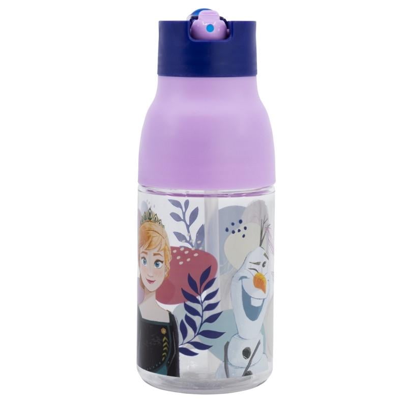 Бутылка для воды детская Stor Frozen 420 мл 18x6,7x6,7 см Фиолетовый с синим (28431580)