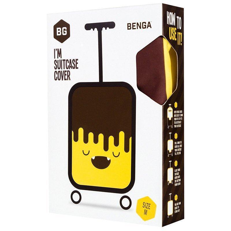 Чехол для чемодана BG Berlin HUG COVER 57-62 см M Chocobanana (Bg002-02-130-M) - фото 2 Чехол для чемодана BG Berlin HUG COVER 57-62 см M Chocobanana (Bg002-02-130-M) - фото 2