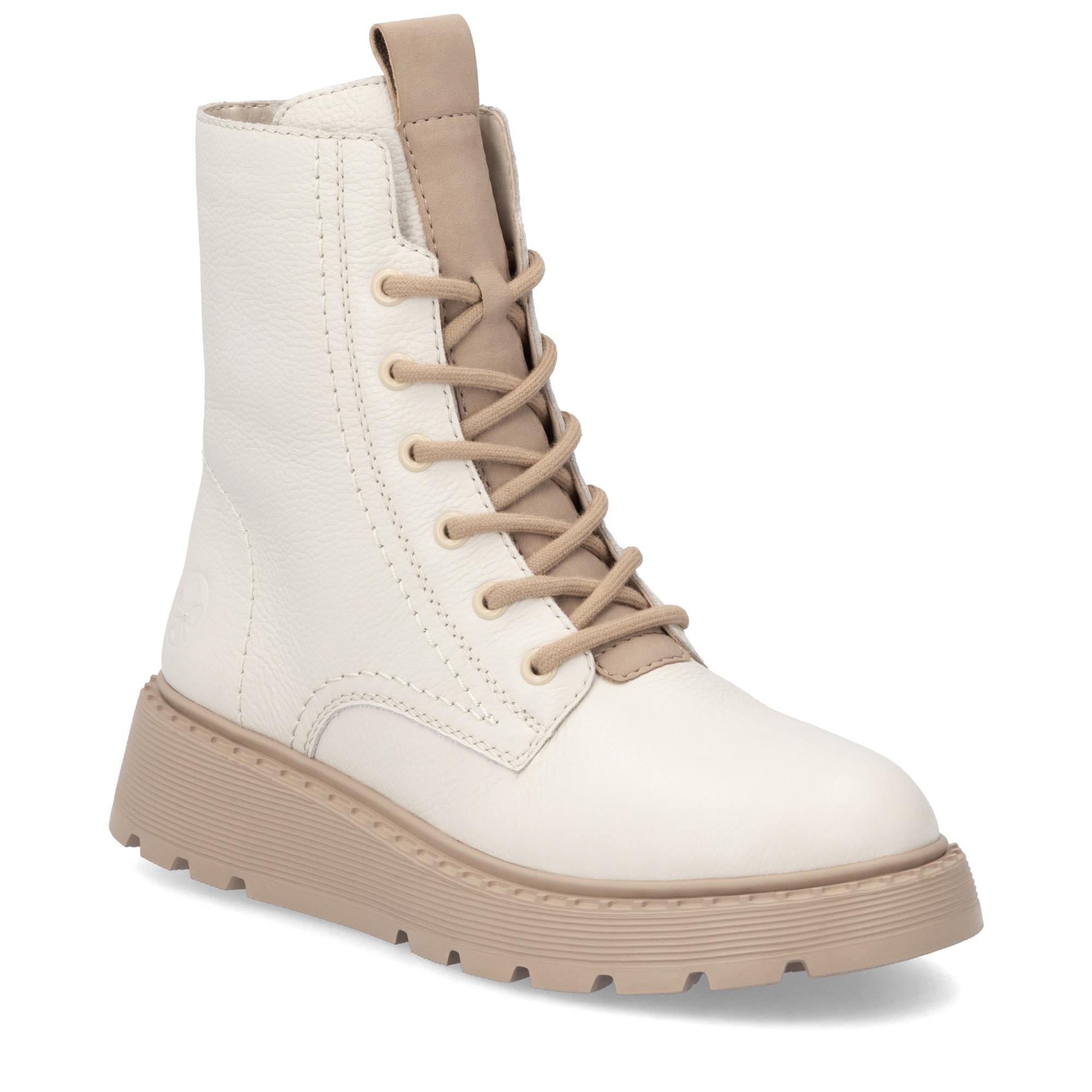 Ботинки женские зимние RIEKER повседневные р. 41 Бежевый (013798-41)