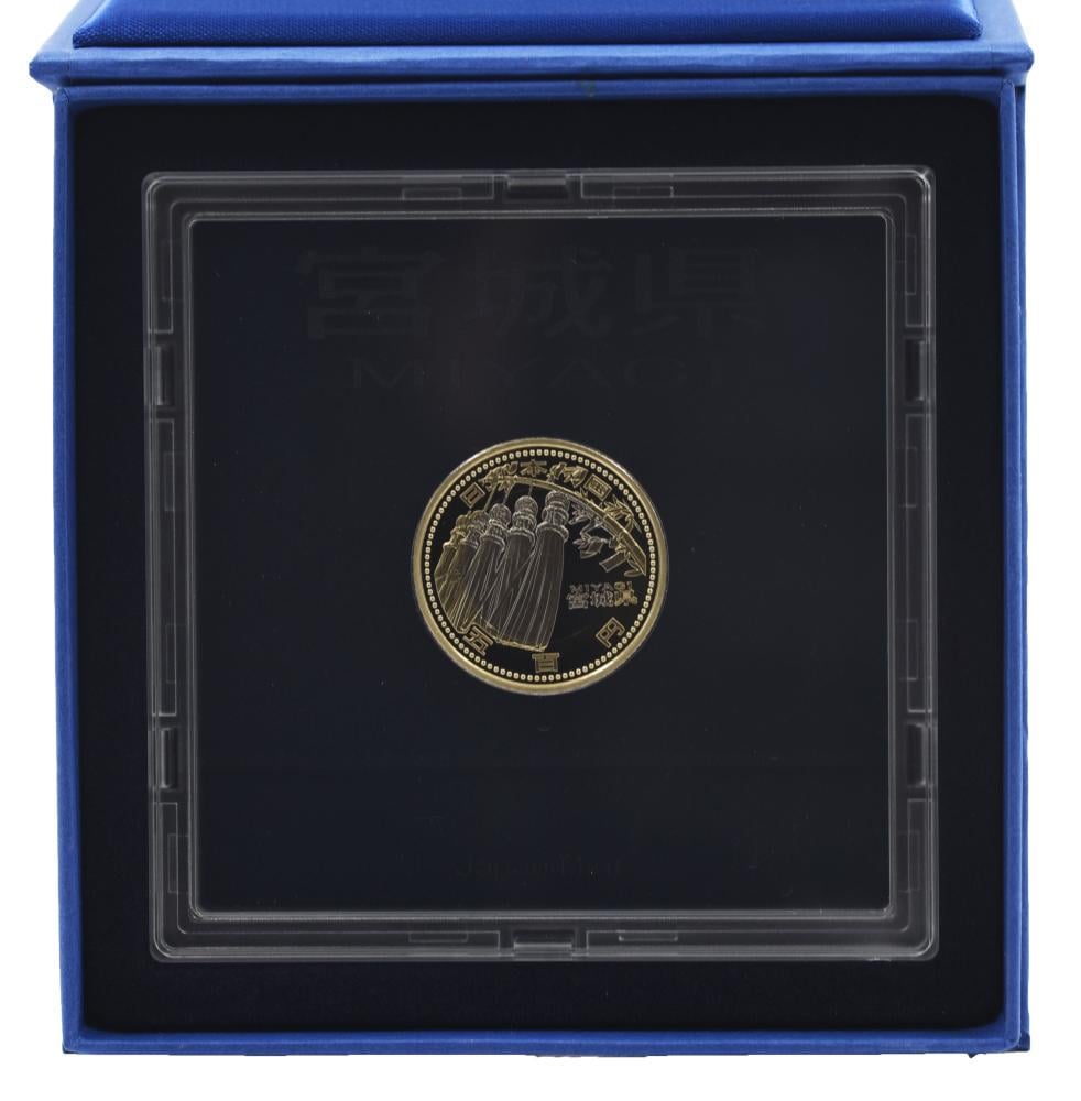 Колекційна монета Японія 500 єн 2013 біметал Proof Префектури Міягі в сувенірній упаковці (М21353)