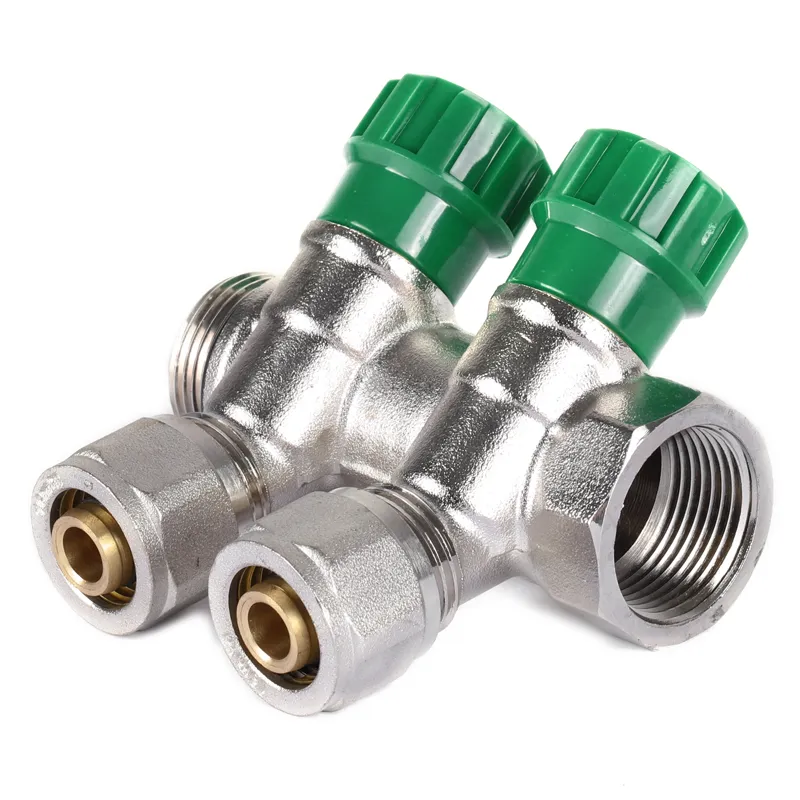 Коллектор вентильный KOER KR.1123-2 с фитингом 3/4" 2 Ways (KR2829)