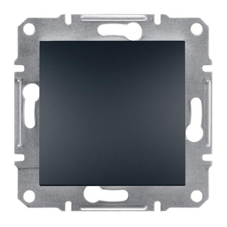 Вимикач 1-й Schneider Electric Asfora Антрацит (EPH0100171)