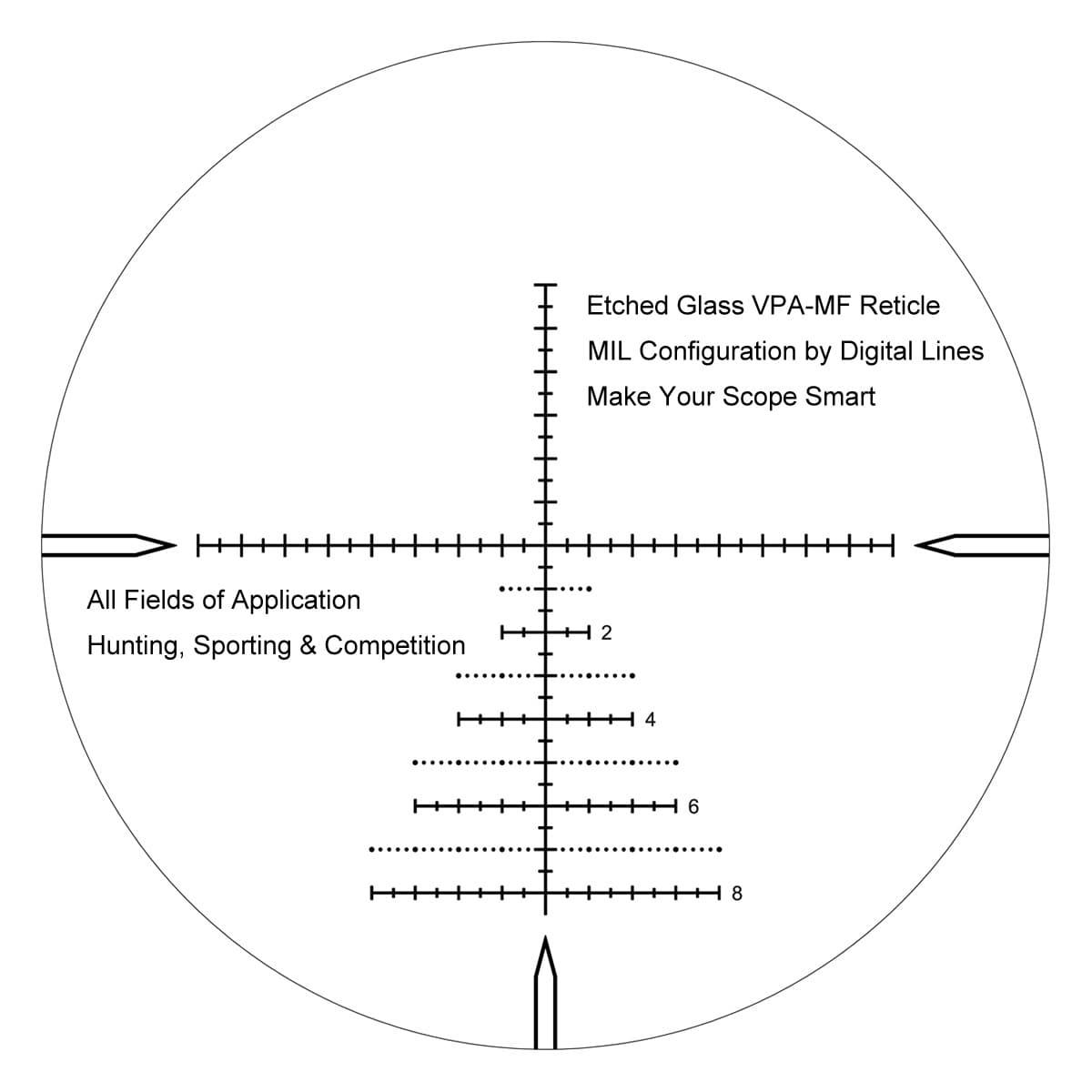 Прицел оптический Vector Optics Marksman 6-24x50 30 мм FFP (5002882) - фото 7 Прицел оптический Vector Optics Marksman 6-24x50 30 мм FFP (5002882) - фото 7