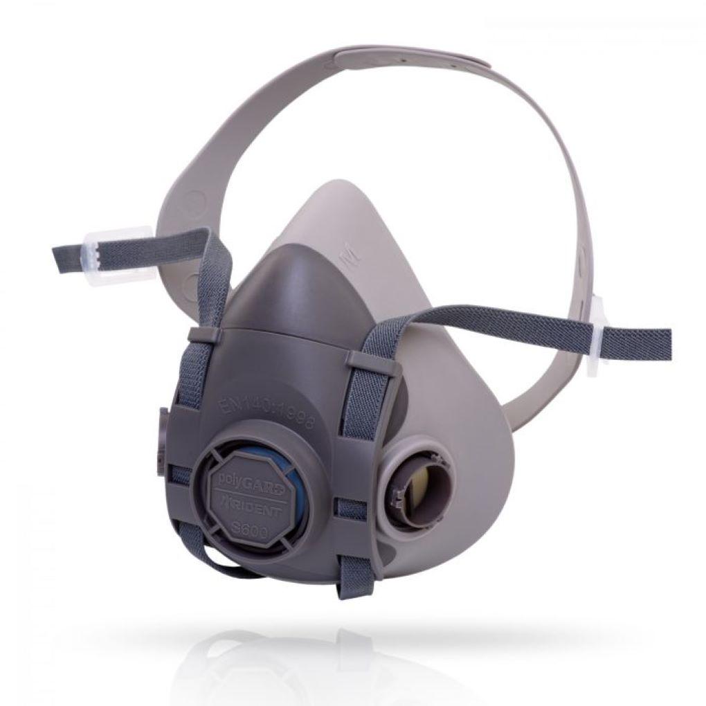 Респиратор-полумаска химзащита Trident POLYGARD S 600 с фильтрами АВЭК-1 с предфильтрами Р2 R (2607234) - фото 3