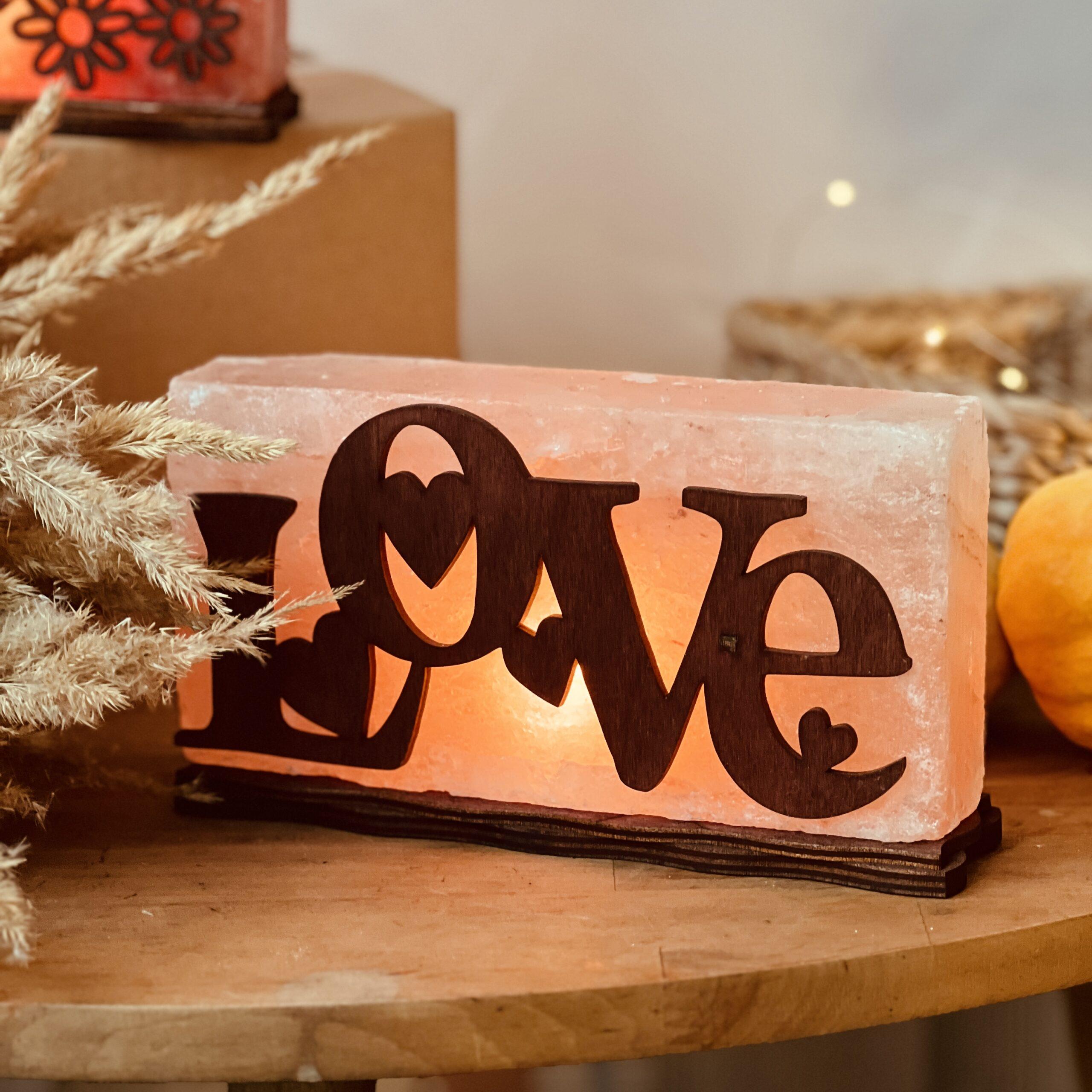 Соляная лампа декоративная Himalayan Любовь 2 кг (29903000)