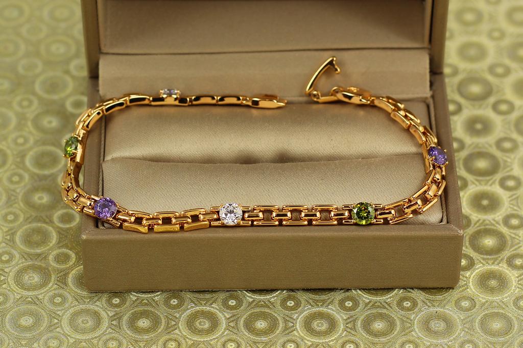 Браслет Xuping Jewelry Манхэттен 19,5 см Золотистый (31041204)