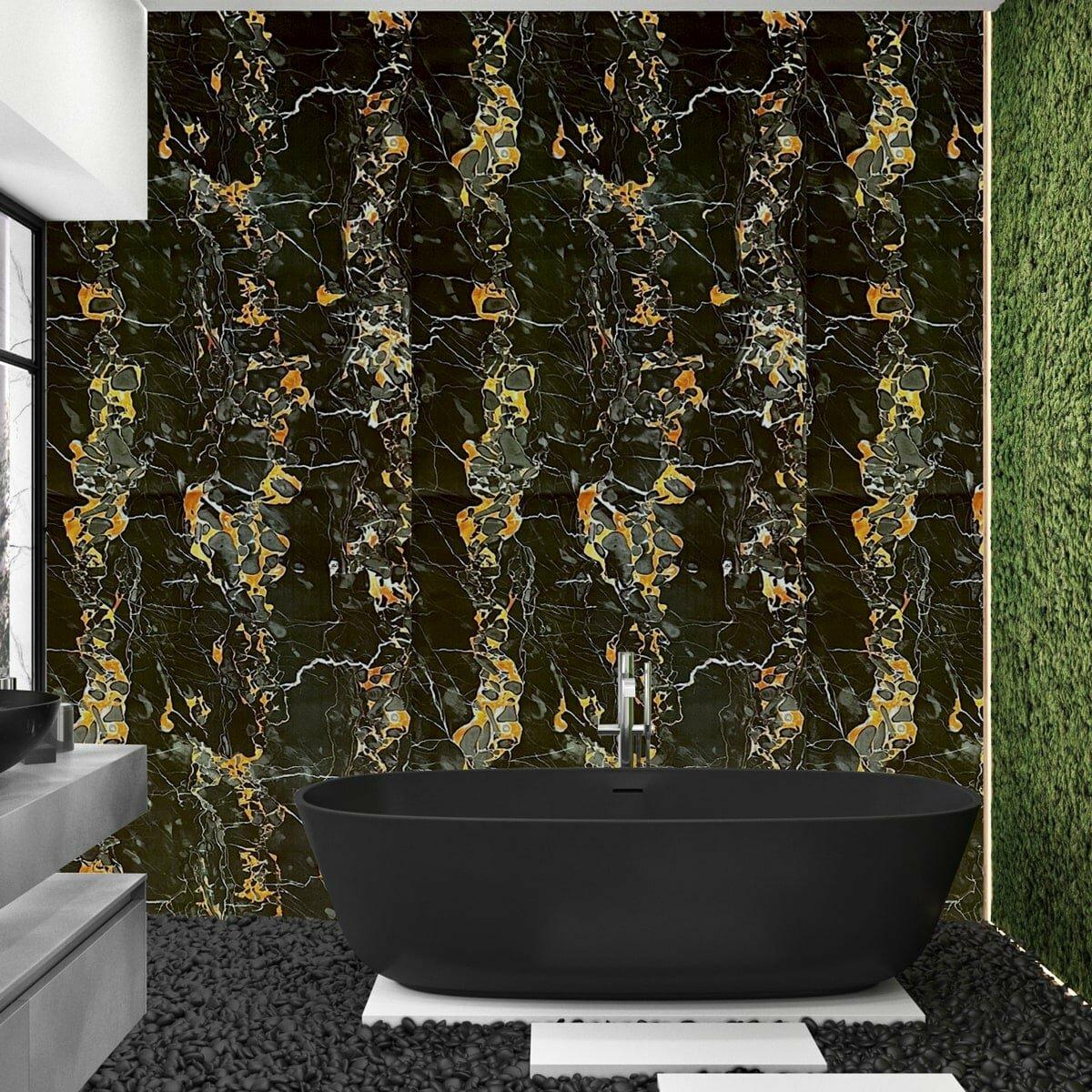 Плівка самоклеюча 0,45х10 м х0,07 мм Чорний мармур з жовтим SW-00001282 - фото 5 Плівка самоклеюча 0,45х10 м х0,07 мм Чорний мармур з жовтим SW-00001282 - фото 5