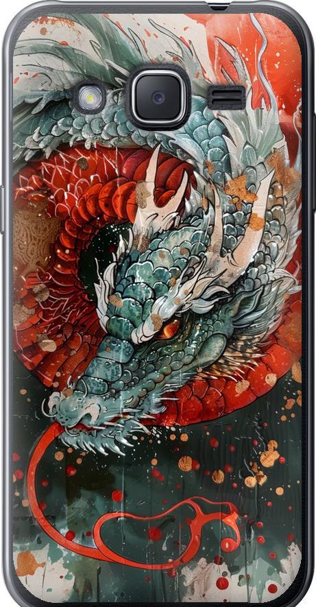 Чехол на Samsung Galaxy J2 J200H Стихия огня (6101u-190-42517)