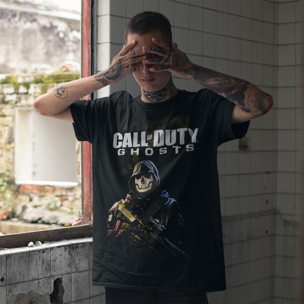 Футболка мужская Call Of Duty Ghost XS Черный (00000006985)