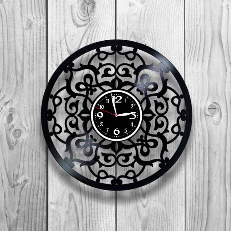 Часы настенные Лофт-винтаж 0144 из виниловой пластинки