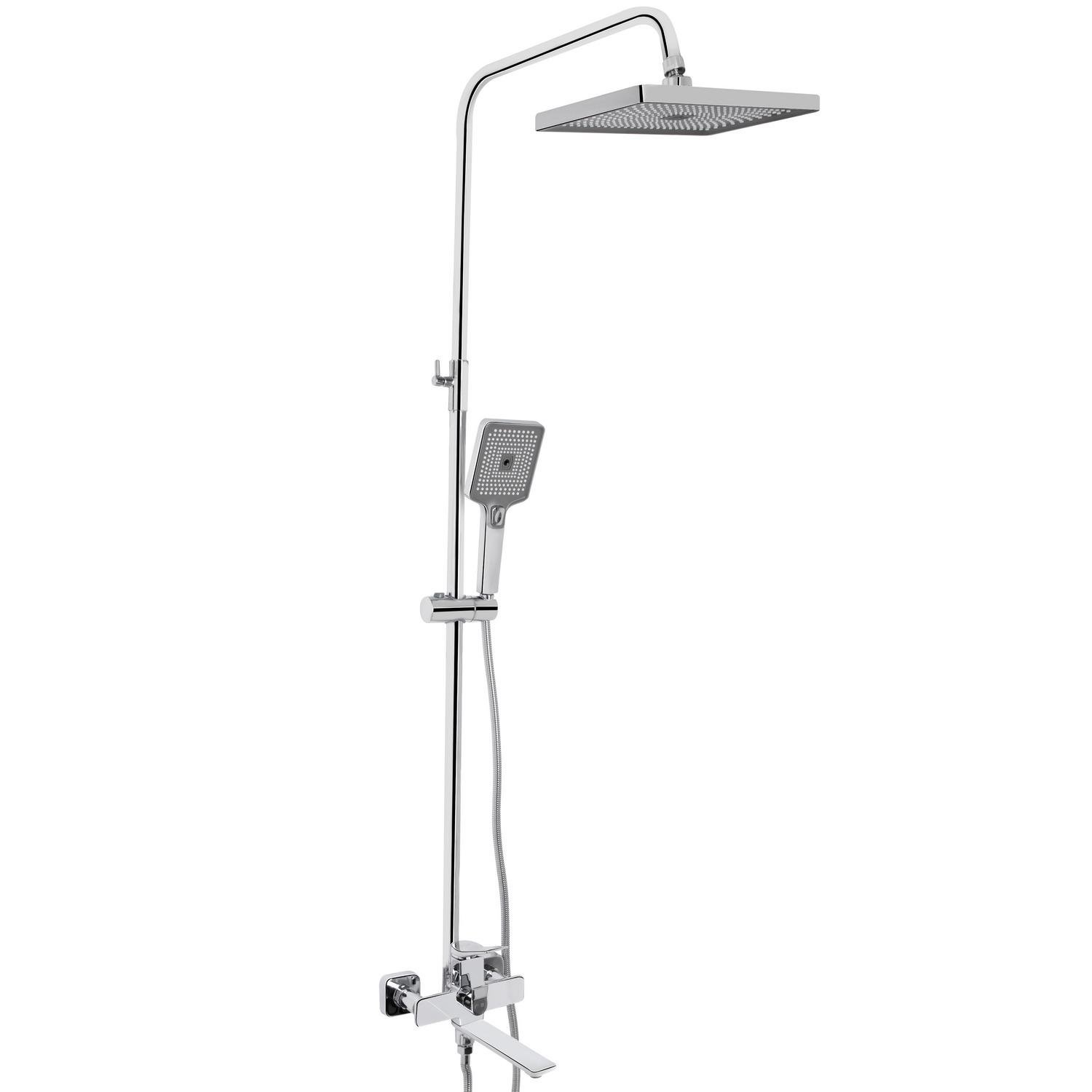 Душевая система со смесителем Q-tap Presto QTPRE111CRM45575 Хром (249455)