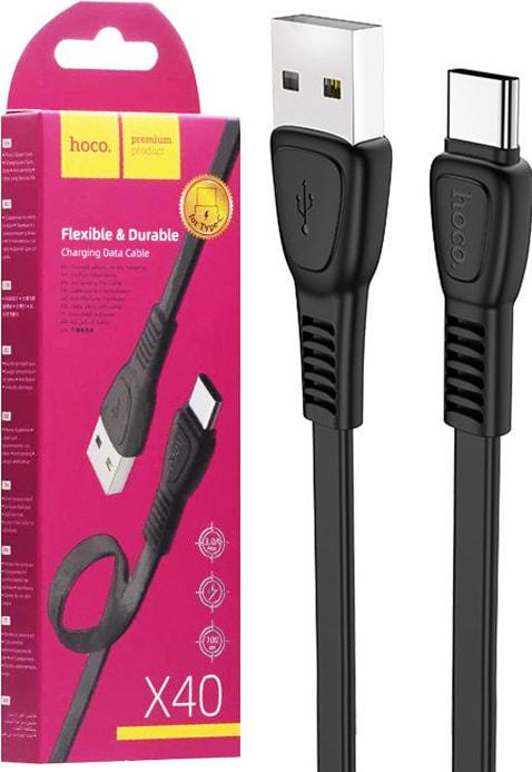 Кабель інтерфейсний Hoco X40 USB-Type-C 1 м Black (33526)