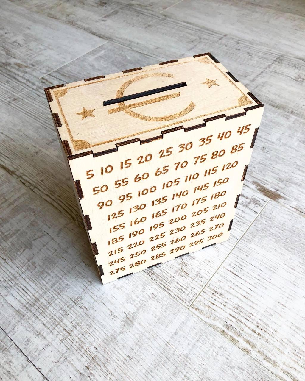 Копилка для валюты евро (300евро)