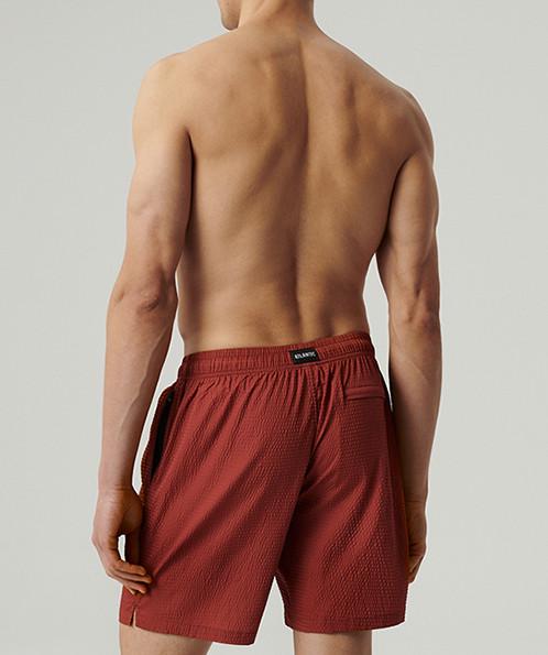 Шорти пляжні чоловічі Atlantic KMB-226 на шнурку з бічними кишенями M Теракотовий (2602687231) - фото 2 Шорти пляжні чоловічі Atlantic KMB-226 на шнурку з бічними кишенями M Теракотовий (2602687231) - фото 2