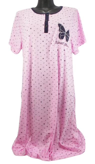 Ночная рубашка женская хлопковая Sevgi 3071 4XL Розовый (1579741332)