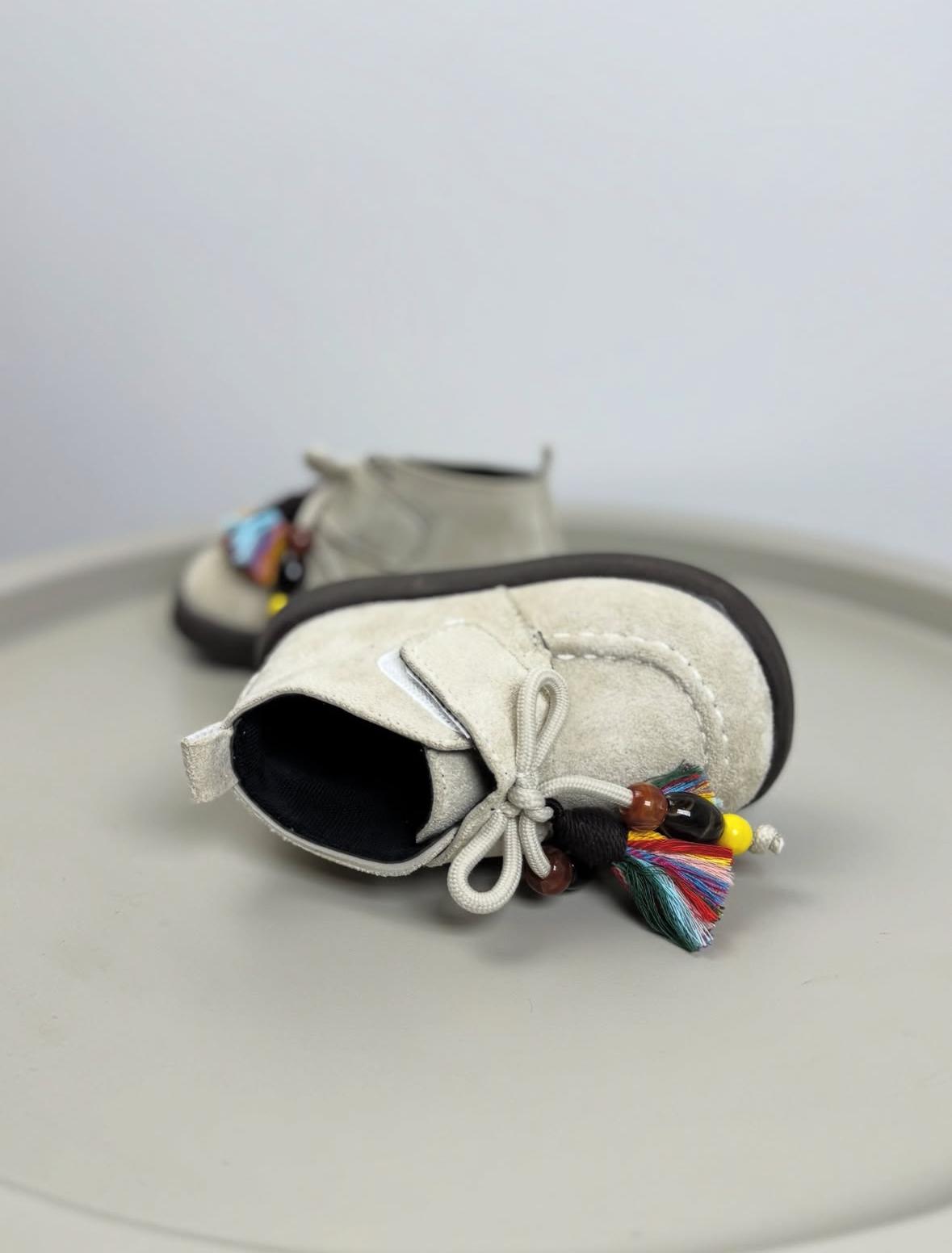 Ботинки детские осенние 1610 р. 23 Бежевый (29695663) - фото 3 Ботинки детские осенние 1610 р. 23 Бежевый (29695663) - фото 3