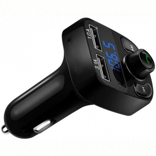 Модулятор для машины CAR X8 FM-модулятор Bluetooth Черный - фото 7 Модулятор для машины CAR X8 FM-модулятор Bluetooth Черный - фото 7