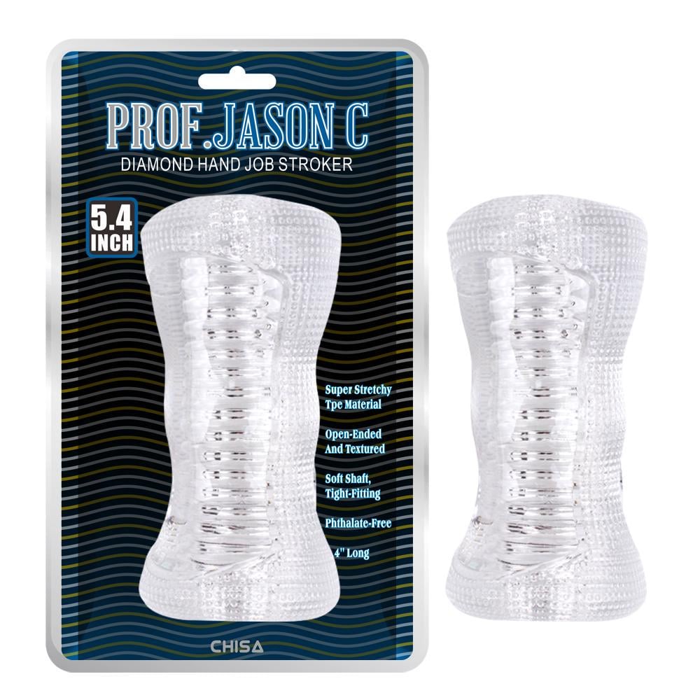 Мастурбатор рельефный Chisa Prof.Jason C Diamond Hand Прозрачный (48769/CN-370848769)