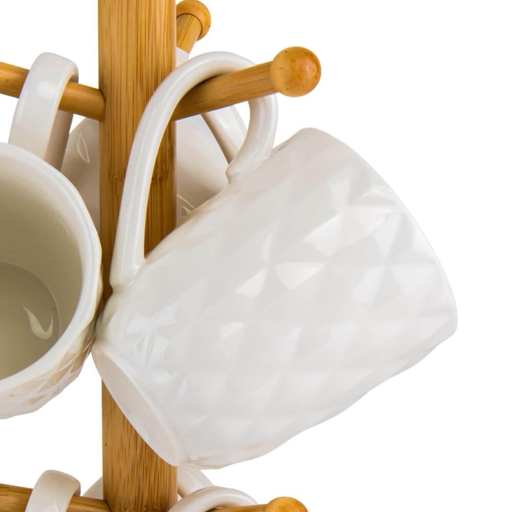 Набор кружок Elisey Белое марево с бамбуковой подставкой 250 мл 33 см Белый (99-81-9183-001) - фото 2 Набор кружок Elisey Белое марево с бамбуковой подставкой 250 мл 33 см Белый (99-81-9183-001) - фото 2