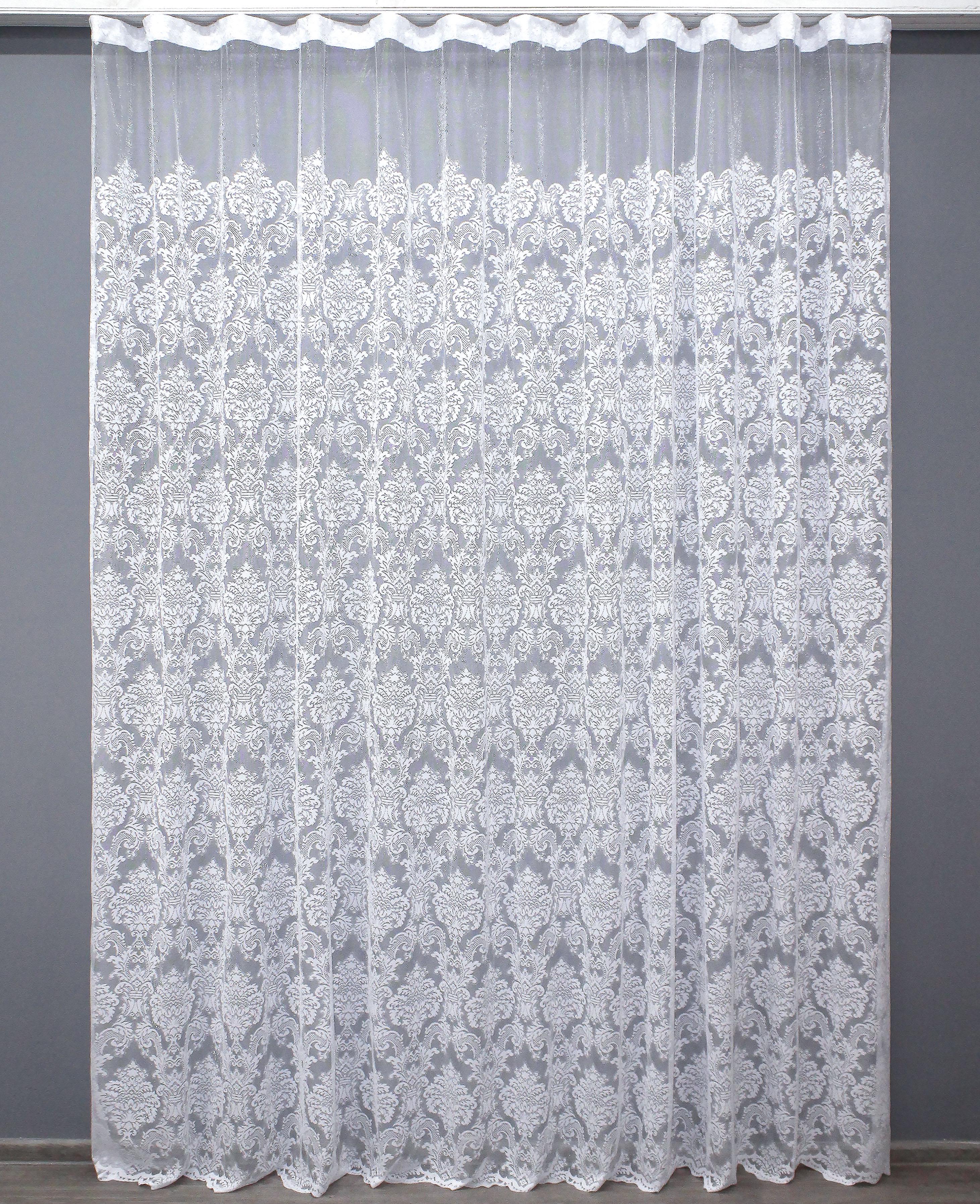 Тюль VR-Textil 640т Преміум жакард 300х270 см Білий (42-0151)