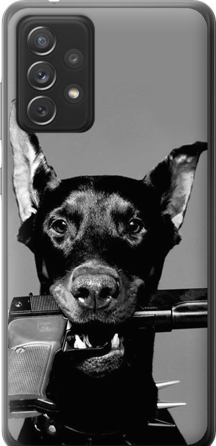 Чехол на Samsung Galaxy A72 A725F Доберман (2745u-2247-42517)